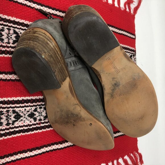 Vince Camuto Leather Suede Persiella Booties 8.5 - Picture 6 of 13